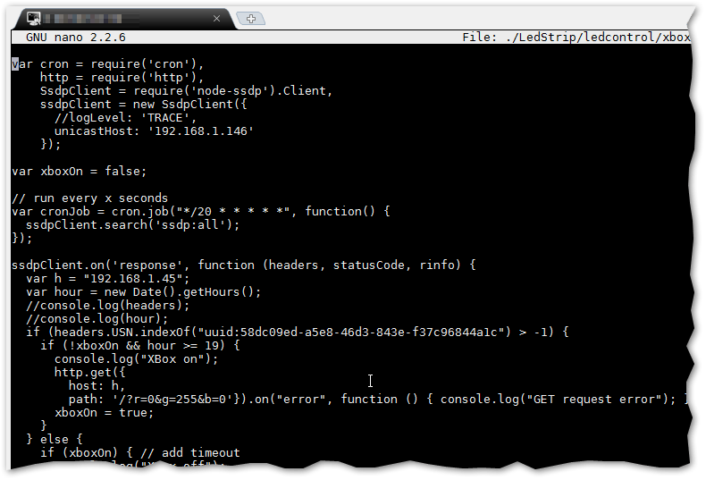 Wolfgang Ziegler Enable JavaScript Syntax Highlighting in the Nano